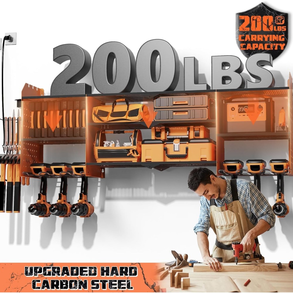Large Wall Mount Tool Organize - Workshop Tools Wall บทวิจารณ์และราคา