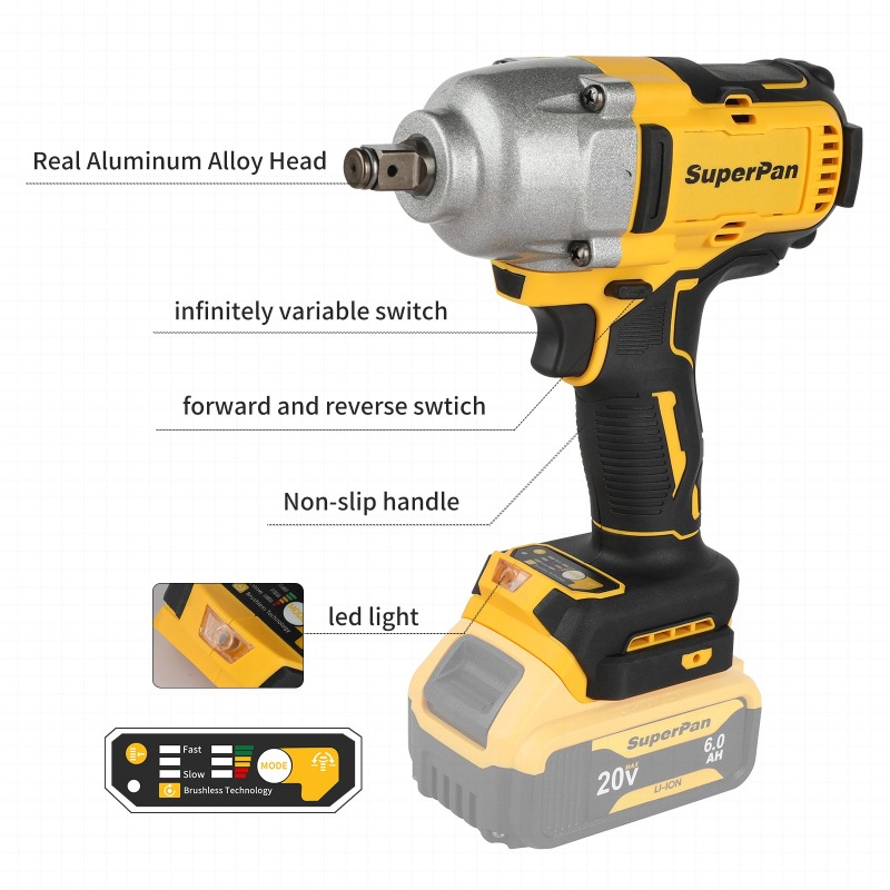 High Torque Cordless Impact Wr - Tools Use In The Workshop บทวิจารณ์และราคา