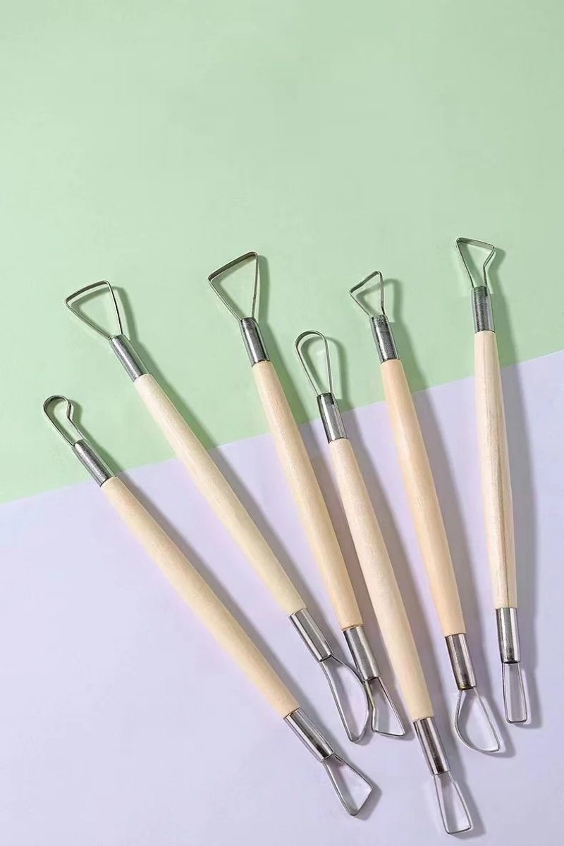 6PCS wooden handle wax pottery - Chisel Set Wood บทวิจารณ์และราคา