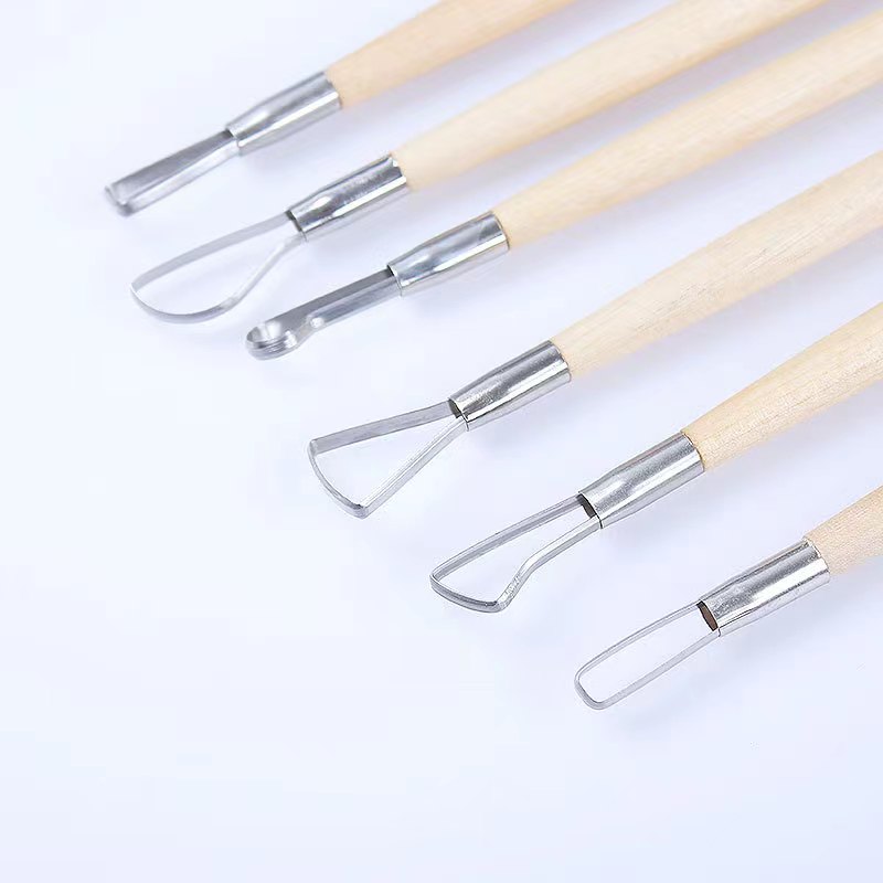 6PCS wooden handle wax pottery - Chisel Set Wood บทวิจารณ์และราคา
