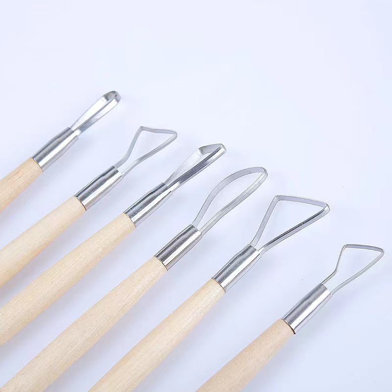 6PCS wooden handle wax pottery - Chisel Set Wood บทวิจารณ์และราคา